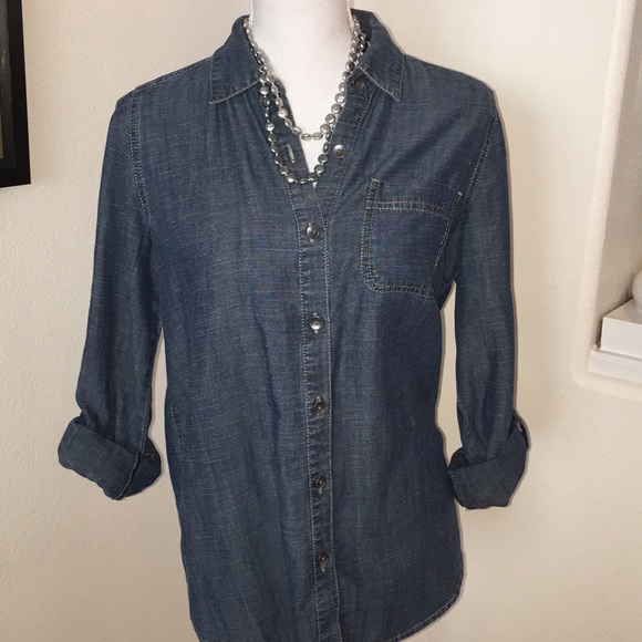 j jill denim shirt